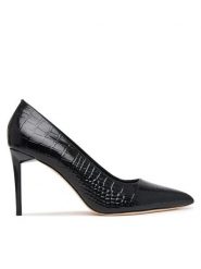 Marciano Guess Szpilki G6BZ32 L0230 Czarny. Czarne szpilki Marciano Guess, z aplikacjami, ze skóry, bez obcasa. Za 989.99 zł.