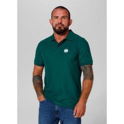 Koszulka męska Pitbull Polo Pique Rockey. Zielone koszulki polo męskie PITBULL, m, bez wzorów, bez ramiączek. Za 159.00 zł.