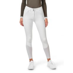 Damskie spodnie jeździeckie o pełnej przyczepności Equestrian Stockholm Dressage. Białe spodnie materiałowe damskie EQUESTRIAN STOCKHOLM, bez wzorów, eleganckie. Za 818.80 zł.