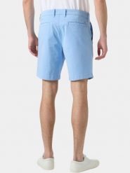 Szorty męskie Helly Hansen Bryggen. Niebieskie szorty męskie Helly Hansen, z bawełny, bez kołnierzyka. Za 309.00 zł.