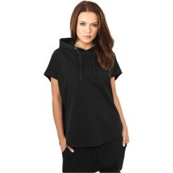 Bluza damska z kapturem Urban Classic basic terry. Czarne bluzy sportowe damskie Urban Classics, m, bez wzorów, z bawełny, bez ramiączek, z kapturem. Za 127.20 zł.