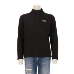 Damska czarna bluza polarowa TNF. Czarne bluzy bez kaptura damskie The North Face, l, z polaru. Za 127.76 zł.