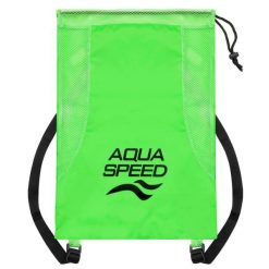Worek na sprzęt plecak Aqua Speed Mesh Backpack. Czarne plecaki damskie Aqua-Speed, bez wzorów, z meshu, sportowe. Za 39.99 zł.