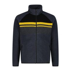 Polarowy sweter z zamkiem CMP. Brązowe kardigany męskie CMP, m, bez wzorów, z polaru, bez kołnierzyka. Za 435.50 zł.