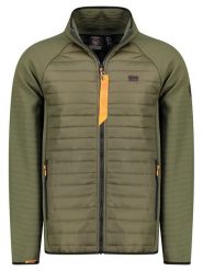 Geographical Norway Kurtka polarowa "Traboule" w kolorze khaki rozmiar: S. Brązowe kurtki męskie Geographical Norway, s, bez wzorów, z polaru, bez kaptura. Za 135.49 zł.