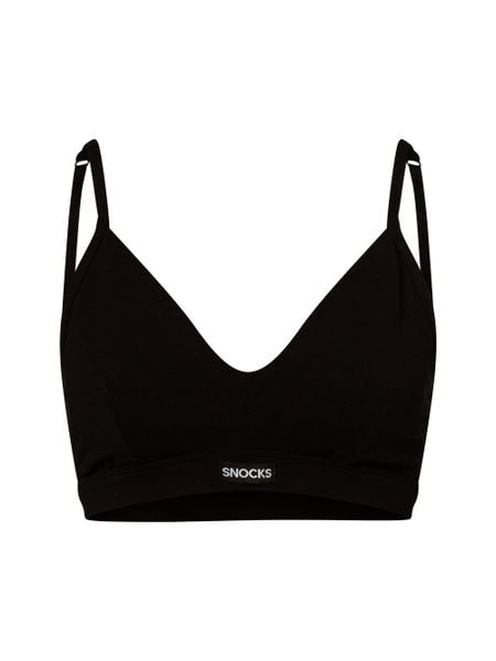 Snocks Biustonosz Kobiety Bawełna czarny, XS. Czarne biustonosze Snocks, bez wzorów, z bawełny. Za 119.95 zł.