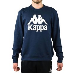Męska Bluza Sertum Rn. Niebieskie bluzy bez kaptura męskie Kappa, m. Za 125.99 zł.