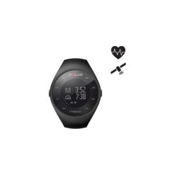 Zegarek do biegania GPS z czujnikiem kardio M200 (M/L). Czarne zegarki damskie POLAR. Za 499.99 zł.