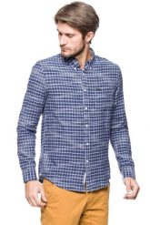 KOSZULA LEE BUTTON DOWN WASHED BLUE L880IOLR 112123157. Niebieskie koszule męskie Lee, l, bez wzorów, bez kołnierzyka, bez ramiączek. W wyprzedaży za 69.99 zł.