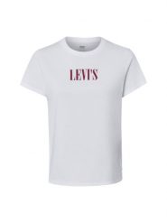 Levi's T-shirt Kobiety Bawełna biały, L. Białe t-shirty damskie Levi's, l, bez wzorów, z bawełny, bez kołnierzyka. Za 169.95 zł.