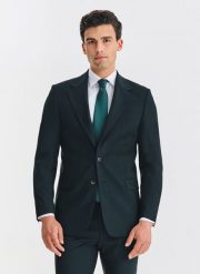 PAKO LORENTE - Wełniana zielona marynarka garniturowa. Zielone marynarki męskie Pako Lorente, bez wzorów, z wełny. Za 1,699.99 zł.