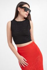 Top damski TWINSET. Topy damskie Twinset Milano, bez wzorów, bez kołnierzyka. W wyprzedaży za 476.47 zł.