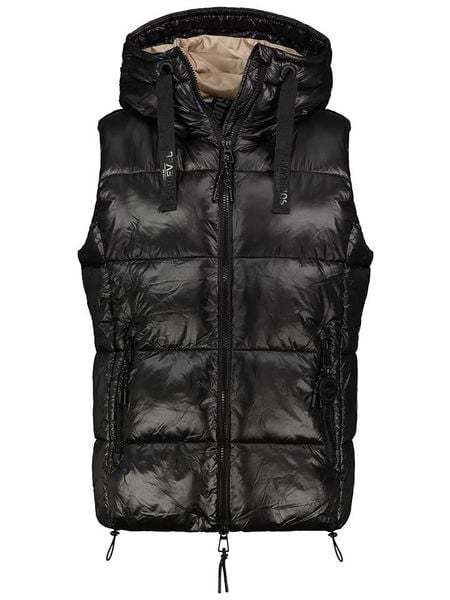 Sublevel Kamizelka pikowana w kolorze czarnym rozmiar: L. Czarne kamizelki damskie Sublevel, l. Za 170.07 zł.