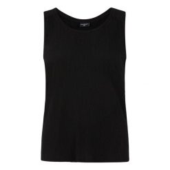 Damski tank top Protest Fields. Czarne topy damskie Protest, bez wzorów, bez kołnierzyka. Za 183.00 zł.