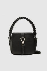 VALENTINO Czarna torebka Miranda Camera Bag. Czarne torebki klasyczne damskie Valentino by Mario Valentino, bez wzorów, bez dodatków. W wyprzedaży za 399.99 zł.
