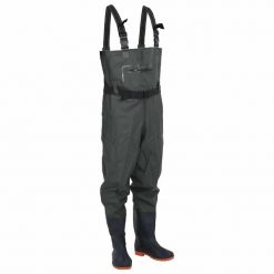 VidaXL waders z butami i paskiem rozmiar 39 ciemnozielony. Zielone obuwie trekkingowe damskie vidaXL. Za 345.95 zł.