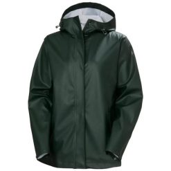 Kurtka przeciwdeszczowa PU damska Helly Hansen Moss. Czarne kurtki przeciwdeszczowe damskie Helly Hansen, na lato, m, bez kaptura. Za 388.50 zł.