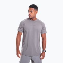 Koszulka treningowa męska Built For Athletes Performance concrete. Szare t-shirty sportowe męskie BUILT FOR ATHLETES, l, z elastanu, bez ramiączek, na fitness i siłownię. Za 179.99 zł.