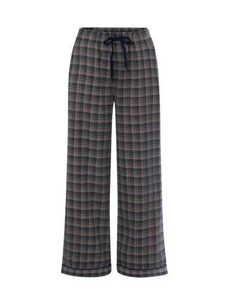 Marie Lund spodnie piżamowe z flaneli Kobiety zielony, XS. Zielone piżamy damskie Marie Lund, xs, bez wzorów, bez ramiączek. Za 229.95 zł.