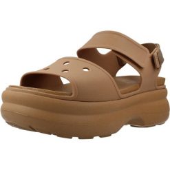 Sandały CROCS 211755C Brązowy. Brązowe obuwie trekkingowe damskie Crocs. Za 344.99 zł.