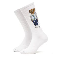 Skarpety długie Polo Ralph Lauren. Białe skarpetki męskie Polo Ralph Lauren, bez wzorów. Za 59.99 zł.