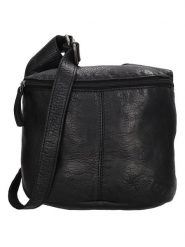 HIDE & STITCHES Skórzana torebka w kolorze czarnym - 22 x 20 x 7 cm rozmiar: onesize. Czarne torebki klasyczne damskie HIDE & STITCHES, bez wzorów, z materiału, bez dodatków. Za 164.02 zł.