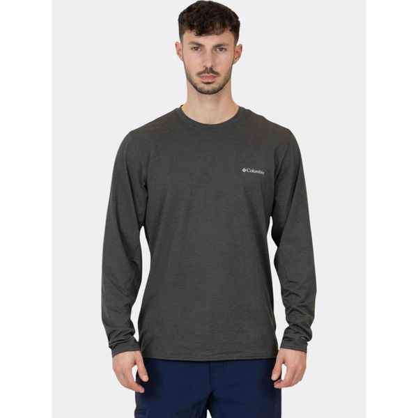 T-shirt Męski Columbia Tech Trail Crew II. Szare t-shirty męskie Columbia, l, bez wzorów, bez kołnierzyka. Za 239.00 zł.