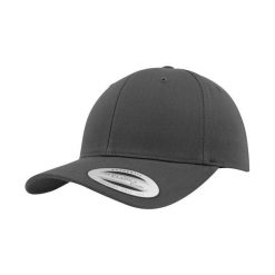 Klasyczna Czapka Snapback Z Zakrzywionym Daszkiem. Brązowe czapki z daszkiem damskie FLEXFIT, bez wzorów. Za 68.99 zł.