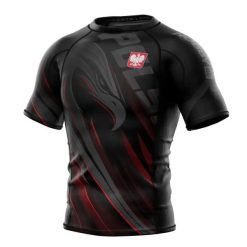 Koszulka Męska Rashguard MMA na Siłownię EXTREME HOBBY POLSKA ULTIMATE. Zielone bielizna termoaktywna męska EXTREME HOBBY, l, z bawełny, bez ramiączek, na fitness i siłownię. Za 199.00 zł.
