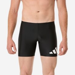 Spodenki pływackie Mid-Jammer męskie ADIDAS. Czarne kąpielówki męskie Adidas, m, bez wzorów, z elastanu, na fitness i siłownię. Za 129.99 zł.
