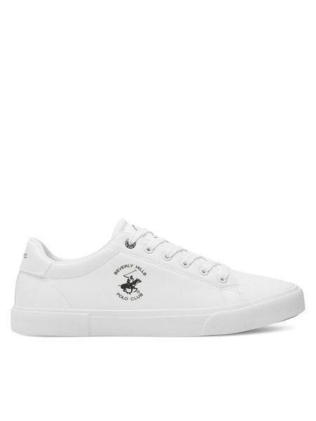Beverly Hills Polo Club Tenisówki M-24MVS5002 Biały. Białe trampki i tenisówki męskie Beverly Hills Polo Club, bez wzorów, z syntetyku, bez zapięcia. Za 159.99 zł.