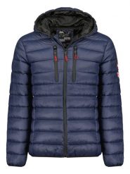 Canadian Peak Kurtka pikowana "Alareak" w kolorze granatowym rozmiar: 3XL. Niebieskie kurtki męskie Canadian Peak, xl, z aplikacjami, bez kaptura. Za 131.43 zł.