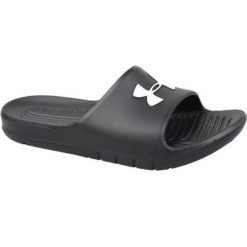 Klapki na basen męskie Under Armour Core Pth Sl. Czarne klapki i japonki męskie Under Armour, z materiału. W wyprzedaży za 127.90 zł.