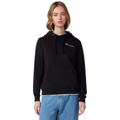 CHAMPION damska bluza z kapturem Hoodie Sweatshirt. Czarne bluzy z kapturem damskie CHAMPION, l, z polaru. Za 190.99 zł.