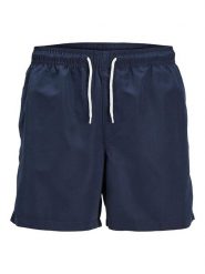 Jack & Jones Szorty kąpielowe "Aruba" w kolorze granatowym rozmiar: L. Niebieskie szorty sportowe męskie Jack & Jones, l, z materiału, outdoorowe. Za 74.95 zł.