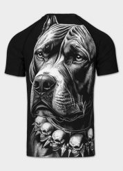 Męska Koszulka szybkoschnąca PITBULL techniczna z nadrukiem Mesh JIU JITSU. Czarne t-shirty sportowe męskie PITBULL, m, z elastanu, bez ramiączek, na fitness i siłownię. Za 159.00 zł.