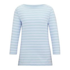 T-shirt Damski W Paski Baylette II. Białe t-shirty damskie Regatta, s, bez wzorów, z bawełny, bez kołnierzyka. Za 89.99 zł.