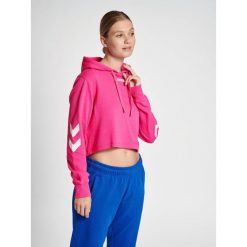 Damska bluza z kapturem crop Hummel Legacy. Czerwone bluzy z kapturem damskie HUMMEL, xs. Za 170.00 zł.