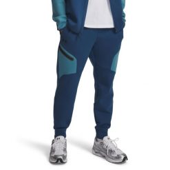 Spodnie męskie Under Armour Unstoppable Fleece. Czarne spodnie sportowe męskie Under Armour, z bawełny. Za 417.25 zł.