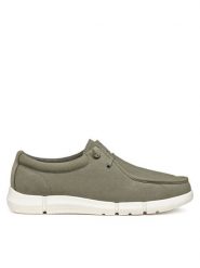 Geox Półbuty A Adacter U4546C 00010 C3592 Khaki. Brązowe półbuty męskie Geox, z materiału, bez zapięcia. Za 269.99 zł.