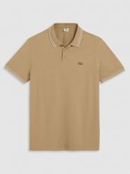 Levi´s Koszulka polo w kolorze beżowym rozmiar: S. Brązowe koszulki polo męskie s, bez wzorów, bez ramiączek. Za 83.42 zł.