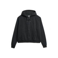Damska bluza z kapturem zapinana na zamek Superdry Studios Relaxed. Czarne bluzy z kapturem damskie Superdry. Za 348.85 zł.