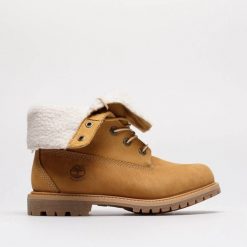 Timberland AUTHENTICS FTW Trapery damskie. Brązowe botki damskie Timberland, bez obcasa. W wyprzedaży za 743.99 zł.