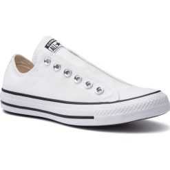 Trampki CONVERSE - Ctas Slip 164301C White/Black/White. Białe trampki i tenisówki męskie Converse, bez wzorów, z gumy, bez zapięcia. W wyprzedaży za 259.00 zł.