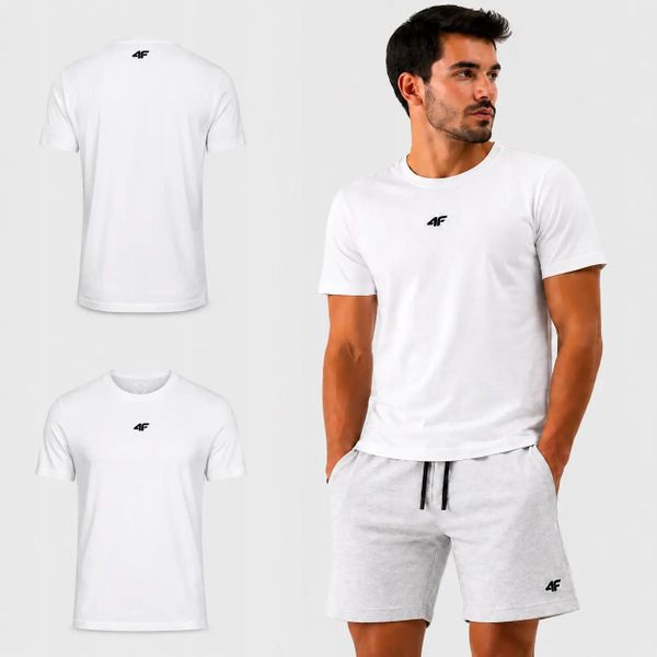 T-SHIRT MĘSKI 4F KOSZULKA BAWEŁNIANA KOLEKCJA LIMITOWANA M3947 SS26. Czerwone t-shirty sportowe męskie 4f, l, z bawełny, bez ramiączek, na fitness i siłownię. Za 54.99 zł.