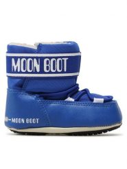 Moon Boot Śniegowce Crib 34010200005 Niebieski. Niebieskie śniegowce dziewczęce Moon Boot, z materiału. Za 239.99 zł.