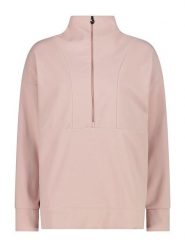 CMP Bluza polarowa w kolorze jasnoróżowym rozmiar: 34. Różowe bluzy bez kaptura damskie CMP, z materiału. Za 122.09 zł.