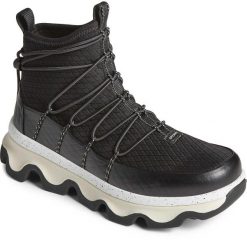 Damskie Buty Zimowe 6521 Saltwater 3D Black. Czarne trapery damskie 47 Brand, z gumy, bez obcasa. Za 257.99 zł.