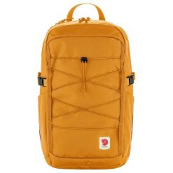 Plecak miejski Fjallraven Skule 24 - red gold. Brązowe plecaki damskie Fjällräven, bez wzorów, biznesowe. Za 351.99 zł.