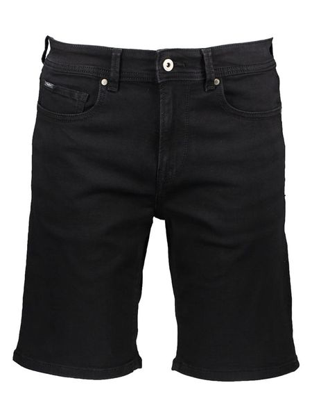 Pepe Jeans Bermudy dżinsowe "Hatch" w kolorze czarnym rozmiar: W33. Czarne szorty męskie Pepe Jeans, z aplikacjami, z jeansu, klasyczne. Za 144.58 zł.